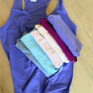 Lululemon Love Racerback Tank Tops Collection of 7